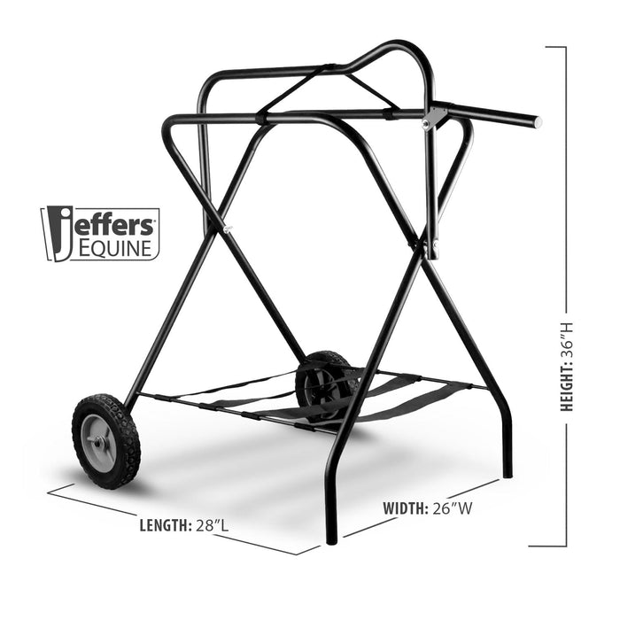 Rolling Folding Saddle Rack - Jeffers - Farm & Ranch Supplies > Stable Supplies