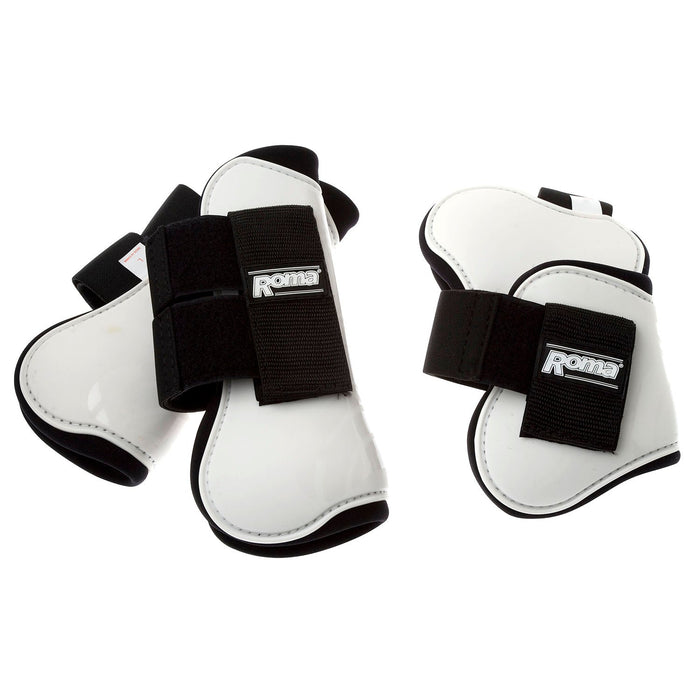 Roma Competitor Series Equine Protective Boots, 4 - Pack - KOAFH - White - Full - 3