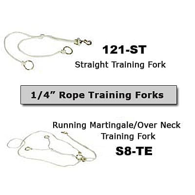 Rope Training Forks, Straight - Jeffers - Horse Supplies > Horse Tack > Bridles & Headstalls