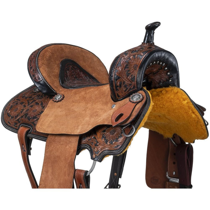 Royal King Dublin Barrel Saddle, 15' - Jeffers - Horse Supplies > Horse Tack > Saddles