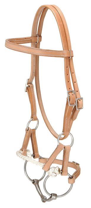 Royal King Half Breed Snaffle Side Pull - Jeffers - Horse Supplies > Horse Tack > Bridles & Headstalls