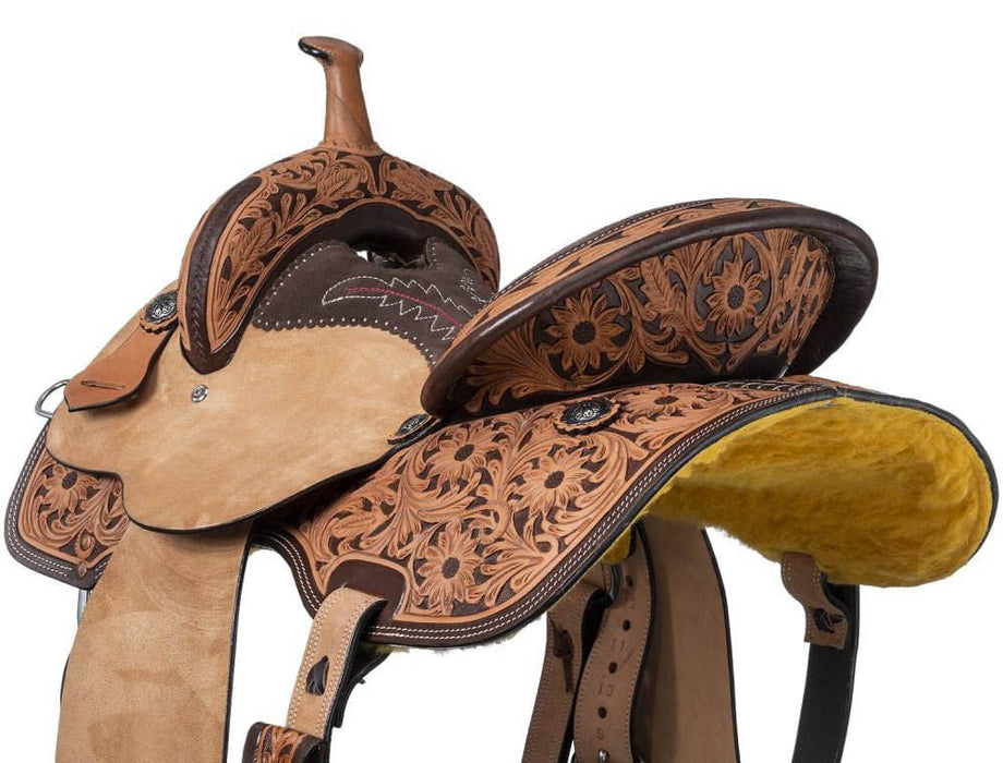 Royal King Light Oil Hawley Barrel Saddle Package - Jeffers - Horse Supplies > Horse Tack > Saddles