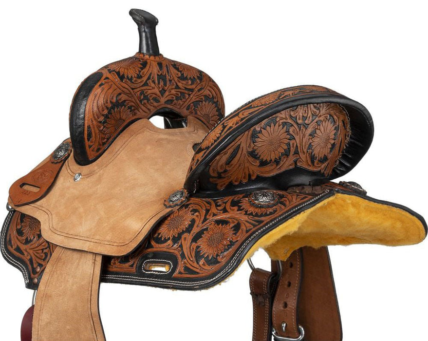 Royal King Youth Dublin Barrel Saddle - Jeffers - Horse Supplies > Horse Tack > Saddles