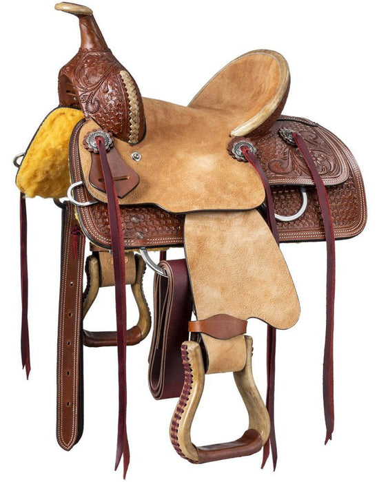 Royal King Youth Garrison Barrel Saddle - Jeffers - Horse Supplies > Horse Tack > Saddles