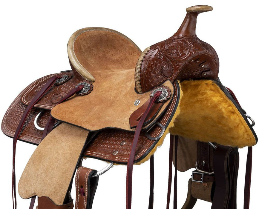 Royal King Youth Garrison Barrel Saddle - Jeffers - Horse Supplies > Horse Tack > Saddles