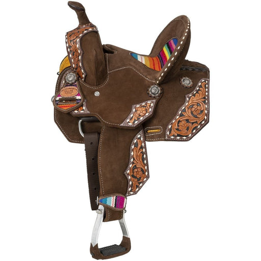 Royal King Youth Pecos Saddle - JTIB5N - Brown - 12 in - 9