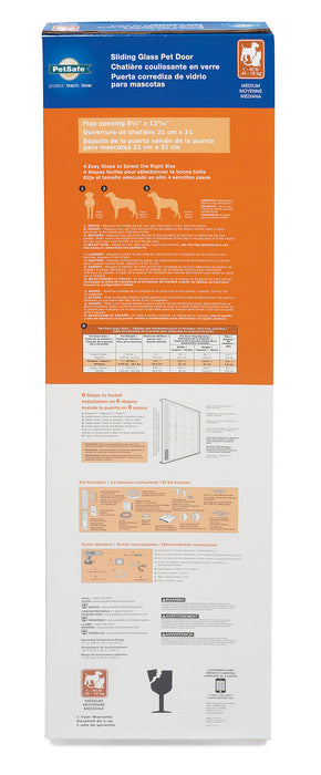 PetSafe Sliding Glass Pet Door - Medium Sliding Glass Pet Door  