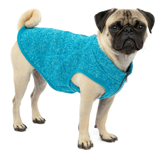 Kurgo K9 Core Sweater - Heather Blue Small 