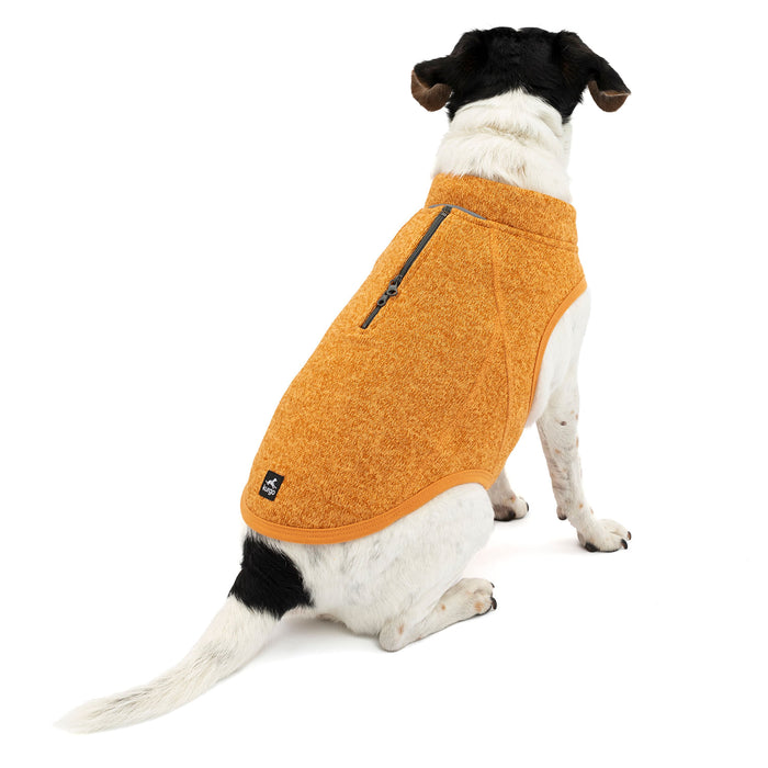 Kurgo K9 Core Sweater - Heather Orange Small 