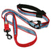 Kurgo Refl Quantum Hands Free Leash, OS Color: Red/Blue Color Red/Blue