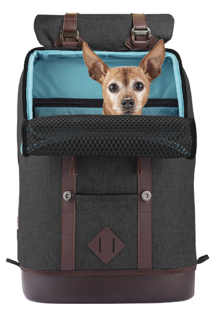 Kurgo K9 Rucksack Pet Carrier - Heather Black  