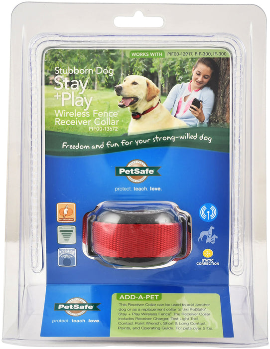 PetSafe Wireless Containment System (& Accessories) - Stubborn Dog Wireless Receiver Collar  