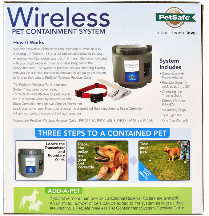 PetSafe Wireless Containment System (& Accessories) - PetSafe Wireless Pet Containment System  