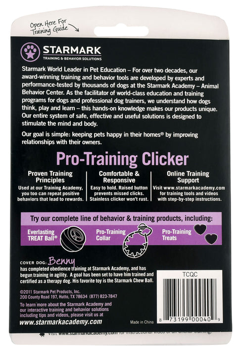 Pro-Training Pet Training Clicker, each -   