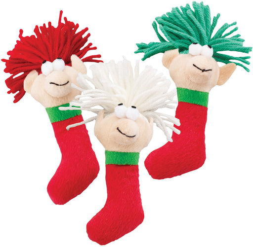 Holiday Wooly Elf Catnip Toy, 5.5" - Each  