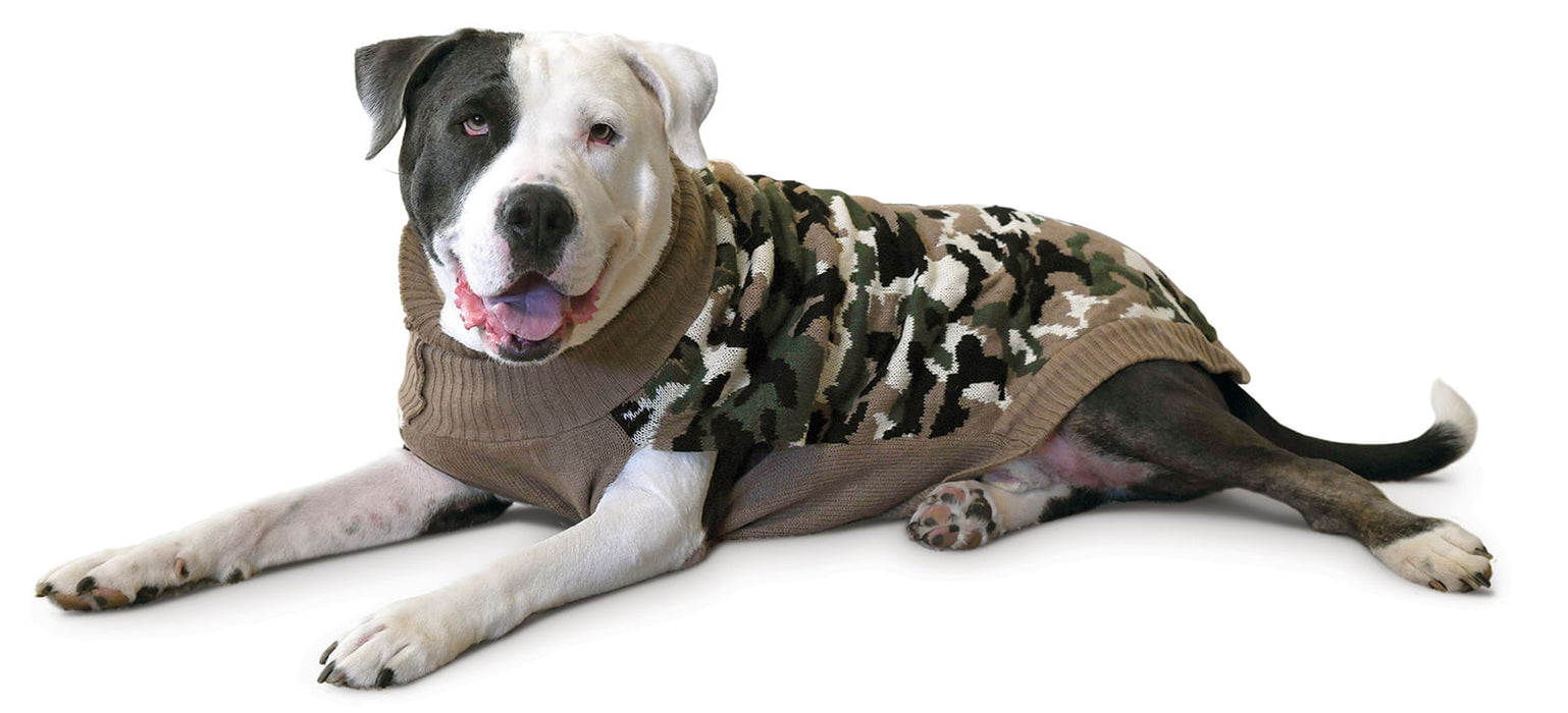 Camouflage Dog Sweater - Medium  