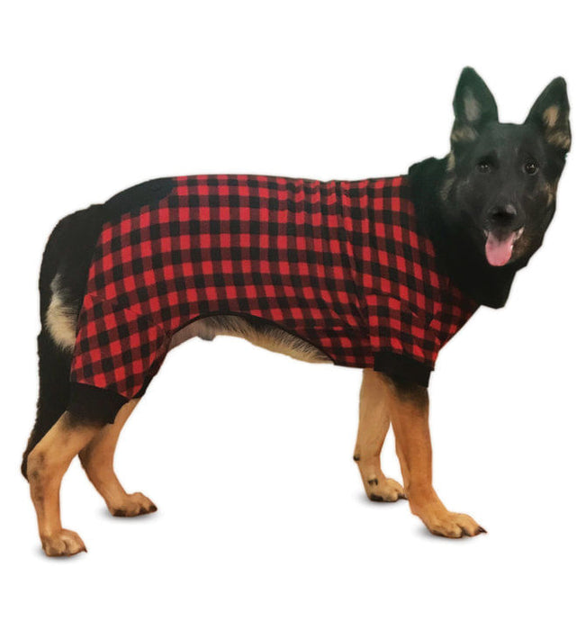 Buffalo Plaid Dog Pajamas - XLarge  