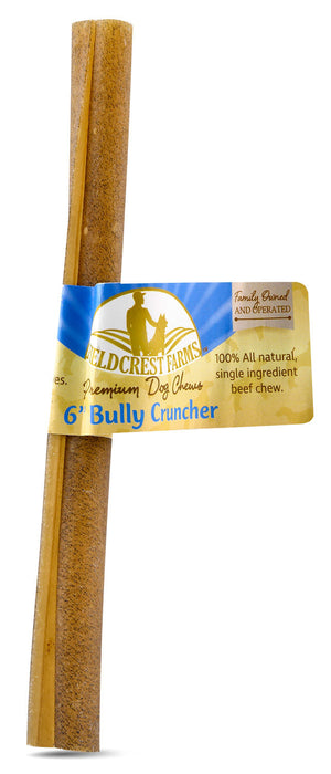 Fieldcrest Farms Bully Crunchers Bully Stick Dog Treats, 6" - 6" Bully Crunchers, Each  