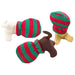 Holiday Cat-In-A-Sack Catnip Toy - 3-pack Cat-In-A-Sack, (1 of each)  