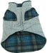 Blue Reversible Tweed/Fleece Coat, XLarge - X-Large Blue Tweed (Reversible) Coat  