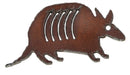 Rustic Metal Ornaments - Armadillo Rustic Metal Ornament  