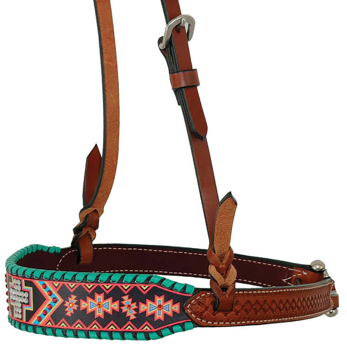 Rafter T Aztec & Cross Horse Noseband -   