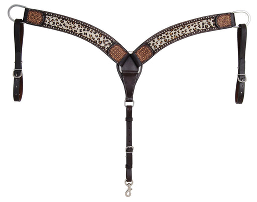 Rafter T Leopard Contoured Breast Collar -   