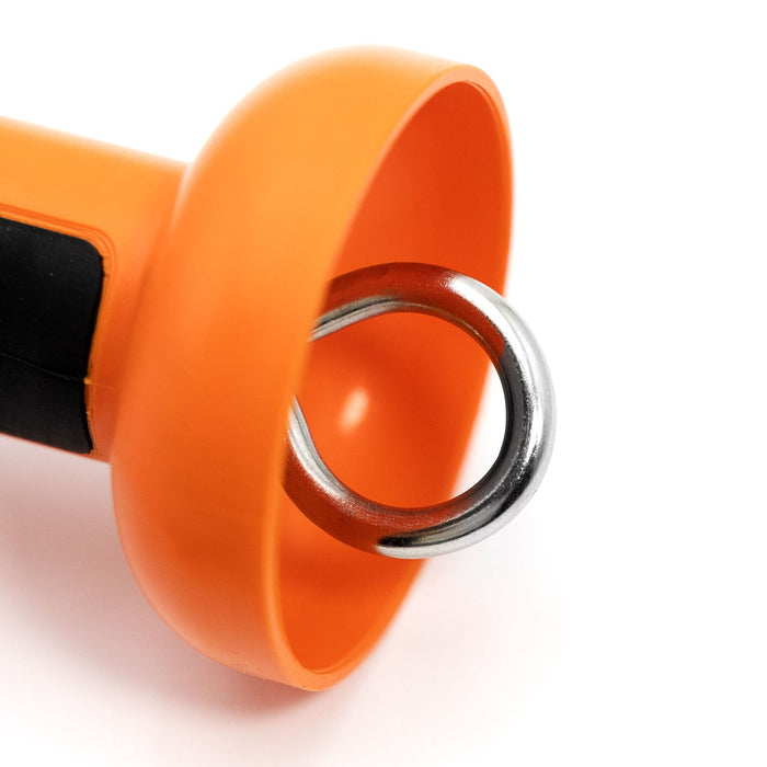 Rubber Grip Electric Fence Gate Handle, Wire/Rope, UV-Stabilized with Overstretch Protection - XI2Z - Orange - Each - 3