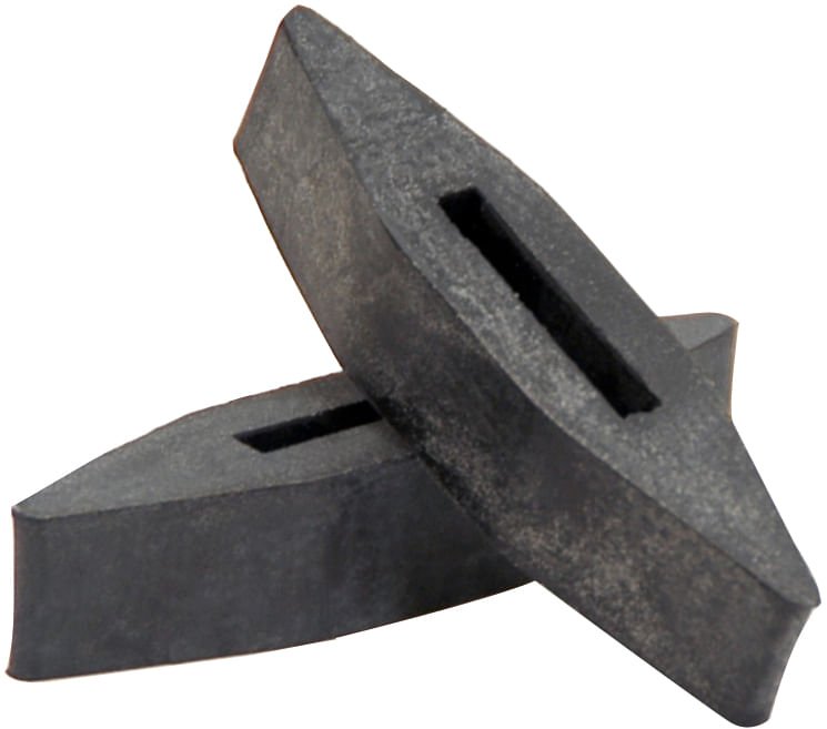 Rubber Rein Stops Pair - IACE - Black - 4