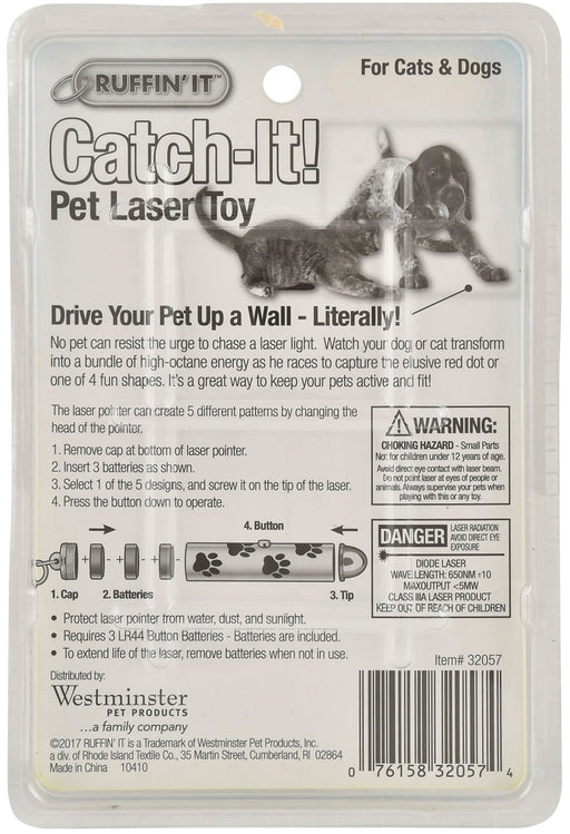 Ruffin' It Catch - It! 5 - way Pet Laser Toy - Jeffers - Dog Supplies > Dog Toys