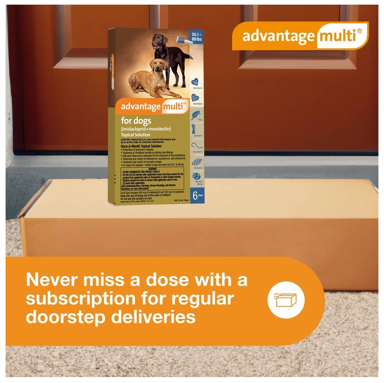 Rx Advantage Multi for Dogs Flea & Tick Control — Jeffers
