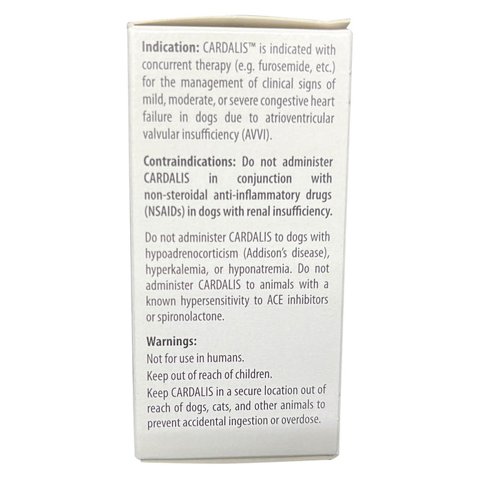 Rx Cardalis (spironolactone and benazepril hydrochloride) Chewable Tablets for Medium Dogs, 40mg, 30 ct - 012CEV-C635200 - 40 mg - 30 Chewable Tablets - 4