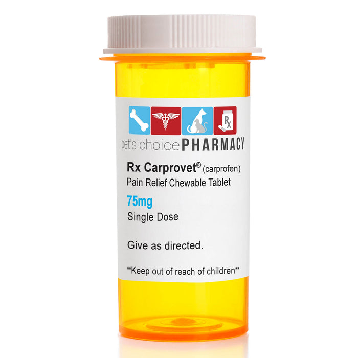 Rx Carprovet (carprofen) Flavored Tablets for Dogs, Pain Relief & Anti - Inflammatory - 012DEC-75MG-1 - 75 mg - 1 Tablet - Beef - 4
