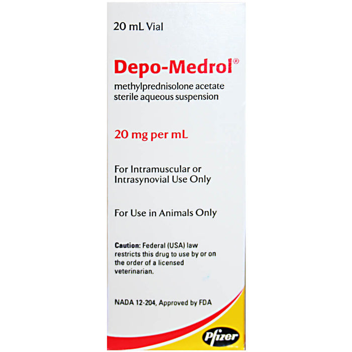 DepoMedrol Injection for Dogs, Cats & Horses — Jeffers