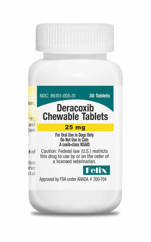 Rx Deracoxib (Generic) Chewable Tablets for Dogs - 012VED-05312 - 30ct - 25mg - Beef - 4