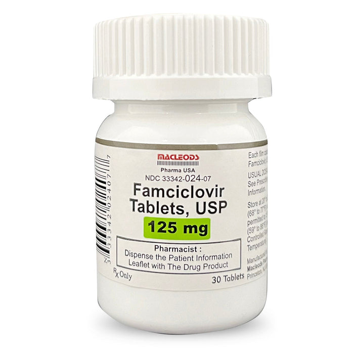 Rx Famciclovir 125 mg Tablets for Cats – Antiviral Feline Herpes Treatment - 012MID-43740 - 125 mg - 30 ct - 2