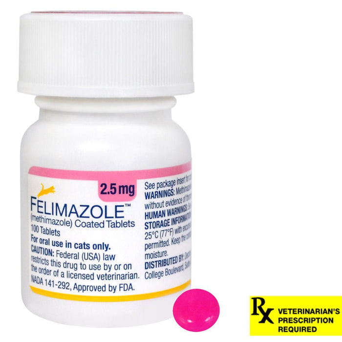 Rx Felimazole Tablets - Jeffers - Animal Health & Wellness > Medicine