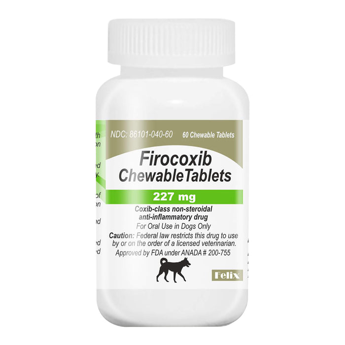 Rx Firocoxib Chewable Tablets for Dogs – Pain & Inflammation Relief for Osteoarthritis and Surgery - 012VED-40603 - Beef - 227mg - 60 Chewable Tablets - 4