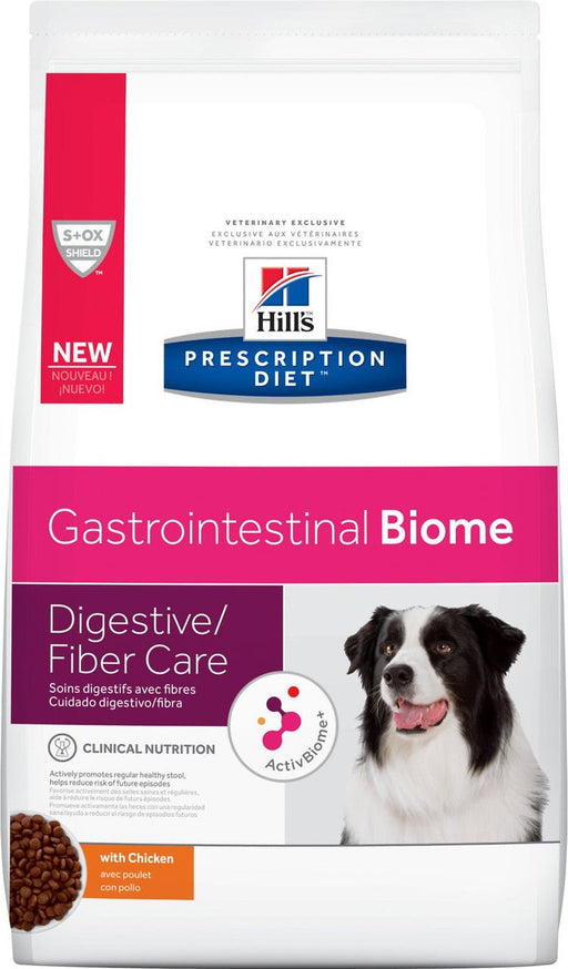 Rx Hill's Prescription Diet Gastrointestinal Biome Chicken Flavor Dry Dog Food, 27.5 lb Bag - 012HP-605250 - 27.5 lb - Chicken - 1