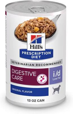 Rx Hill's Prescription Diet i/d Digestive Care Low Fat Pate Wet Dog Food, Case of 12 Cans - 012HP-1863 - Original - 13 oz - 12 - 1