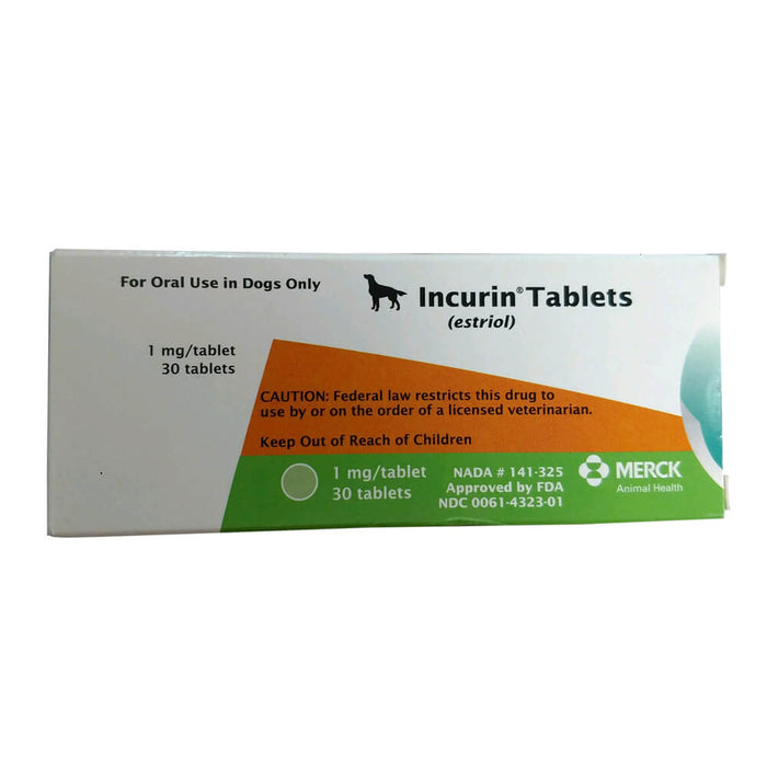 Rx Incurin, 1 mg Tablets - Jeffers - Animal Health & Wellness > Medicine