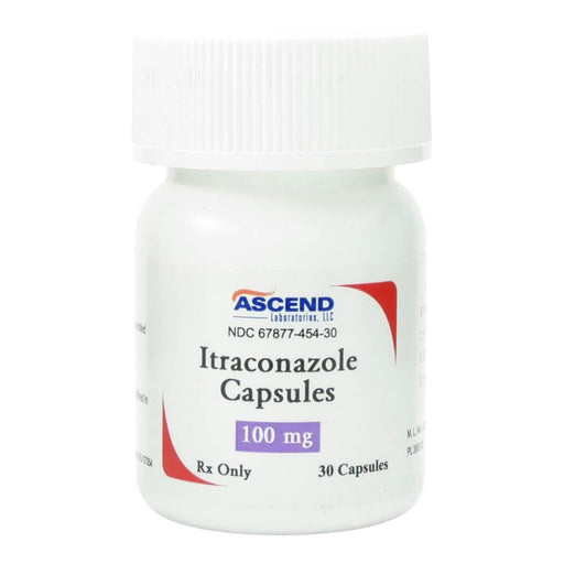 Rx Itraconazole Capsules, 100mg, 30 ct - 012-ANDA-46330 - 1