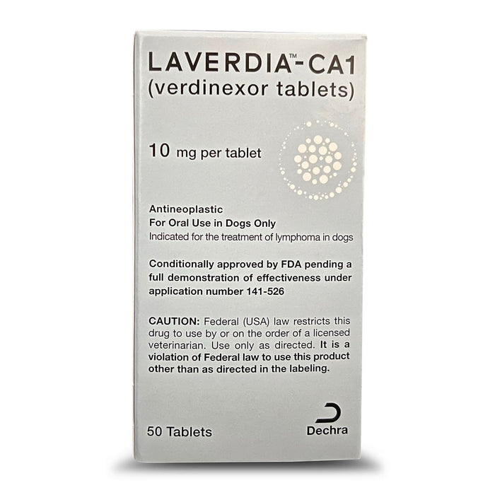 Rx Laverdia - CA1 (Verdinexor Tablets) Dog Cancer Treatment for Lymphoma - 012VED-7005 - 10mg - 50 Tablets - 4
