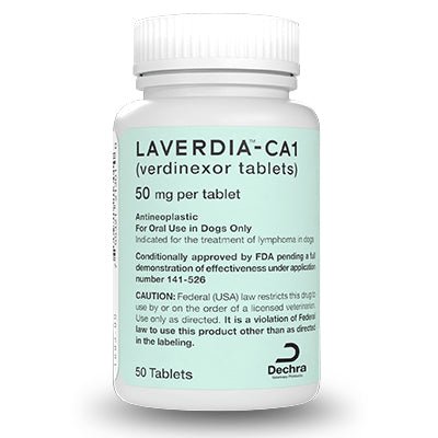 Rx Laverdia - CA1 (Verdinexor Tablets) Dog Cancer Treatment for Lymphoma - 012VED-7006 - 50mg - 50 Tablets - 6