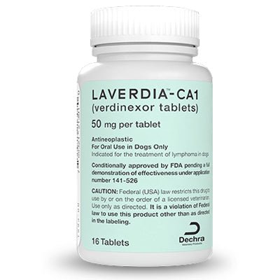 Rx Laverdia - CA1 (Verdinexor Tablets) Dog Cancer Treatment for Lymphoma - 012VED-7010 - 50mg - 16 Tablets - 8