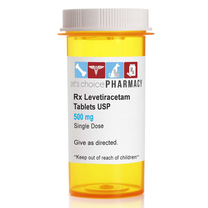 Rx Levetiracetam (Generic) Tablets for Dogs & Cats - 012AND-312265-1 - 500 mg - 1 tablet - 6