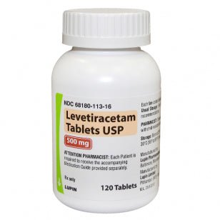 Rx Levetiracetam (Generic) Tablets for Dogs & Cats - 012AND-312265 - 500 mg - 120 tablets - 3