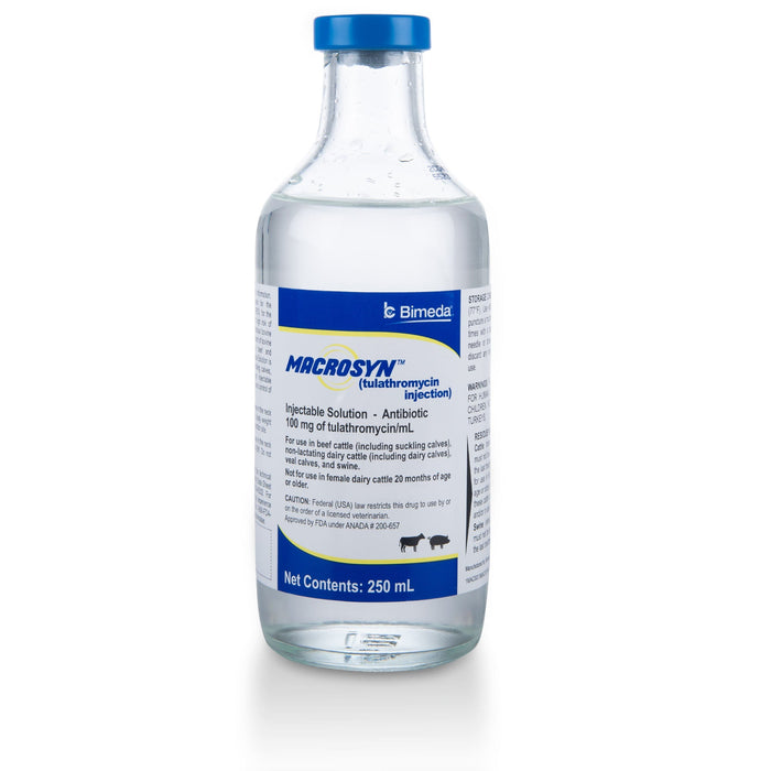 Rx Macrosyn Injectable, 500ml for Cattle and Swine — Jeffers