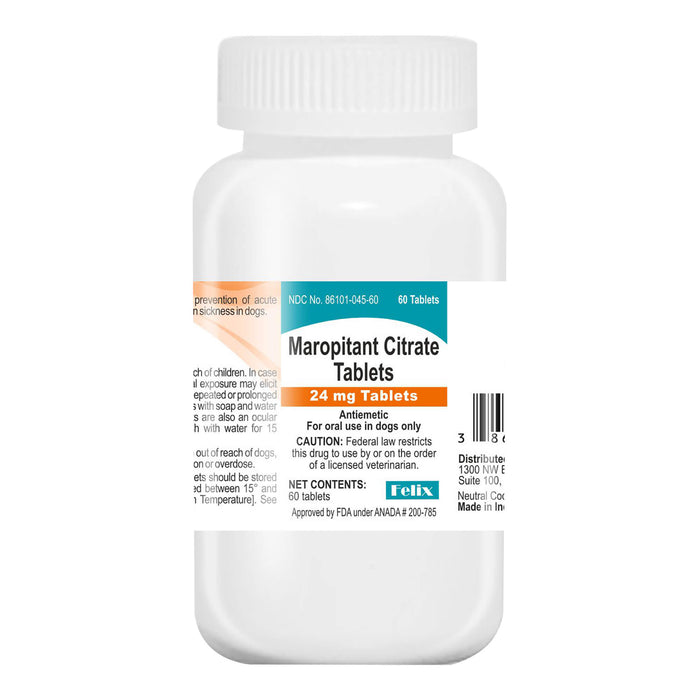 Rx Maropitant Citrate Tablets for Dogs - 012VED-45608 - 60ct - 24mg - 5