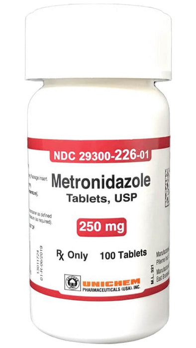 Rx Metronidazole Tablets - Jeffers - Animal Health & Wellness > Medicine